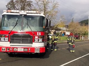 Santa Rosa Homes Evacuated, Street Closed After Gas Line Break