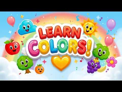 Learn Colors for Kids 🎨 | Color Names for Children | Fun & Easy Learning Video #ColorNames#kids poem