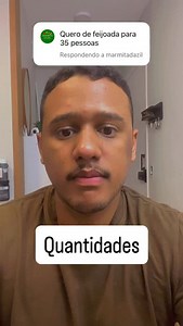 Cálculo para feijoada 35 pessoas com fartura #feijoada | Luiz Ferps