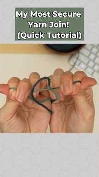 The one yarn join technique you need #crochet #tutorial #diy