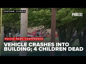 4 children killed at Illinois after-school program when vehicle smashes through building