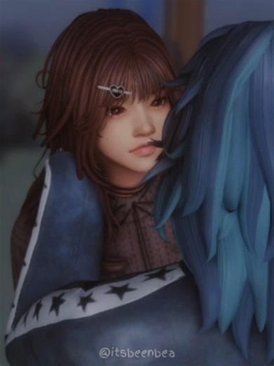 with another uni term over ayana's mother wants her to visit home this time, which is making her realise the distance between hers and kayla's homes are quite far away. a future with kayla in it isnt promised and it freaks her out, kayla's good at reassurance🤭 (can u tell i have insane writers block sshhh the lack of them talking is metaphorical or whateverrr shhhh) /// #ts4 #simstok #thesims #sims4cc