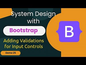 Designing UI of a web application using Bootstrap - Demo 25