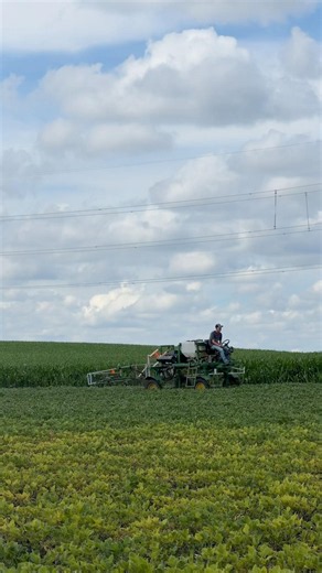 Spraying Test Plots #farming #agriculture #farmresearch