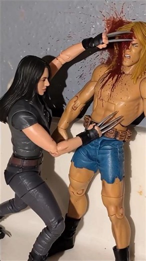Warped | Posable Heroes | X-23 x Random | Toy Noir ‪@Posable.Heroes‬ #shorts