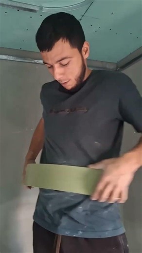 Bending Gypsum Board with Just Water?! 🤯#DrywallArt #CeilingDesign #ConstructionLife