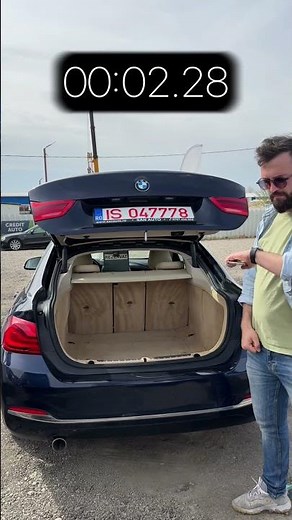 Astazi testam in cate secunde se inchide portbagajul la diferite masini😂