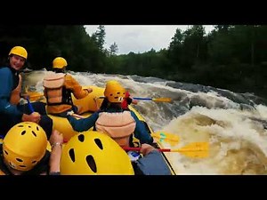 Menominee River Piers Gorge Class 4 Whitewater Rafting