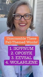 23K views · 35 reactions | Fall Word Scramble | Café Moucha | Facebook