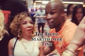"Control Your B!tch": T.I. Fights Floyd Mayweather In Vegas Over Tiny & Brawl Breaks Out! (Chairs Thrown & More) [IG Footage][Updated]