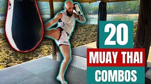 The heavy bag is the best place to drill your combos! You can do it alone and you can keep on practicing over and over again before you take them to the pads and sparring! Add these 20 combos to your game to OVERWHELM your opponent! | Muay Thai Guy