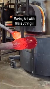 Art made from Glass Strings? - #glassart #glassblowing #strings | JBArts