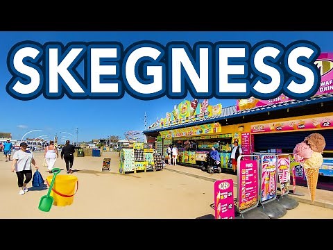 SKEGNESS | A seaside walk along Skegness beach and seafront!