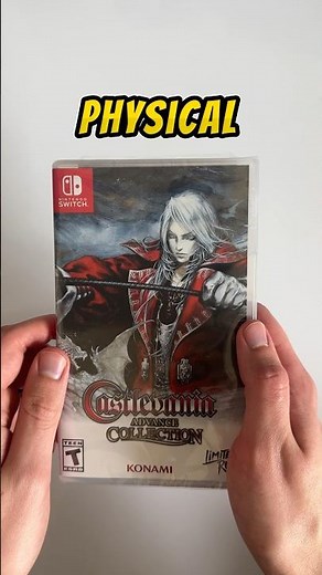 Finally got Castlevania Advance Collection! #castlevania #limitedrungames #gba #nintendoswitch