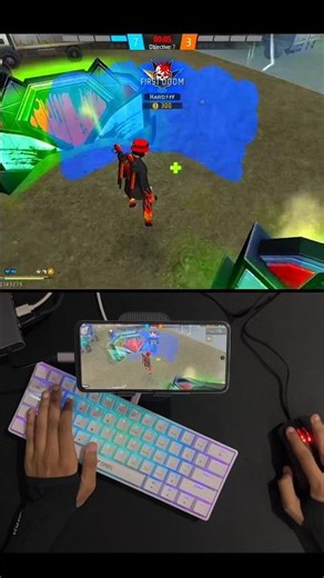 Free Fire Gaming Keyboard|⌨️🖱📱Mix Pro Geek Gamer #freefire #mixpro #geekgamer #keyboardmousefreefire