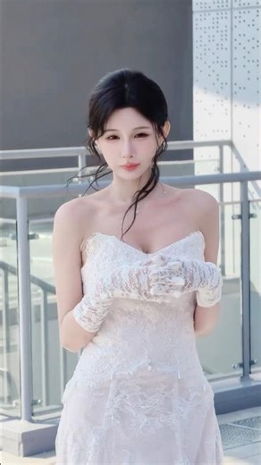 Happy Valentine's Day3!#beautiful #snow #bride #valentinesday #trendingshorts 甜妹#viral #美女 #新娘 #情人节