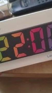 Led Colorful Clock GH0725 RGB