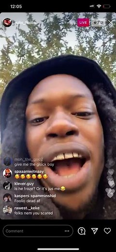 Rapper Julio foolio allegedly shot and killed on Instagram Live