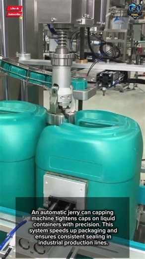 Factory Automation Tool Automatic Jerry Can Capping Machine#tool