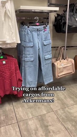 Quality Denim Cargo Pants at Ackermans
