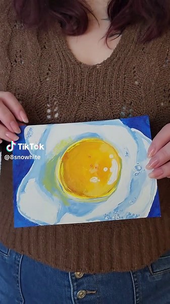 Happy Acrylic Egg Painting for a Sunny Morning