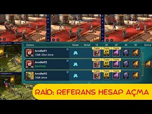 Raid Shadow Legends Referans Hesap Açma Nasıl Yapılır ? | RAID: Shadow Legends Türkçe