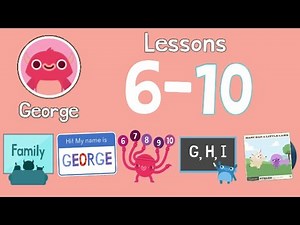 Endless Learning Academy George’s Lesson Plan Walkthrough (Preschool) Lessons 6-10