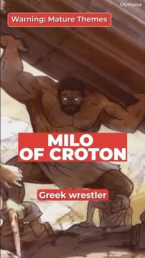 Ancient Greek Wrestler’s Strength Became His Downfall 🕰️💪🌲 | History 101