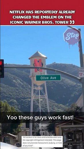 Man says #Netflix has already taken over the #WarnerBros lot in #California 😱🎬