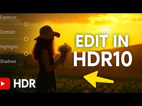 HDR Editing Tutorial – Timeline Settings & Export Guide (Premiere pro)