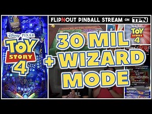 Toy Story 4 Pinball 30 MILLION + WIZARD MODE! (Flip N Out Pinball, 2022)