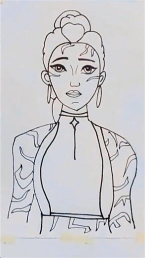 RUMI pop#drawing #demonhunter #art #shortvideo #youtubeshorts