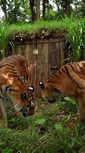 Tigers Outside… But He Was Calm Inside His Secret Bunker #survivalstory