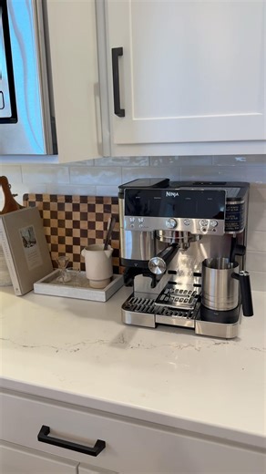 Setting up and organizing my coffee station ☕️💕 #Home #kitchen #kitchendecor #organizedhome