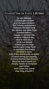 If souls ever meet again, I know mine will always find yours.💞 #LettersForYou #SoulMate #EternalConnection | Letters for You: Love, Healing & Connection