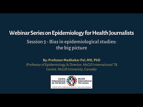 Session 5 - Bias in epidemiological studies: the big picture
