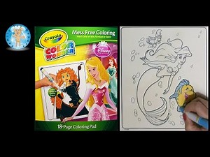 Crayola Color Wonder Disney Princess Coloring Book The Little Mermaid - Family Toy Report
