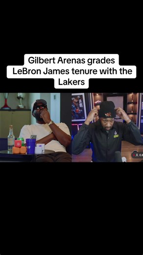 Gil gives LeBron the highest grade on what he did with the Lakers. Thoughts? #gilbertarenas #lebronjames #tothebaha #losangeleslakers #lakers