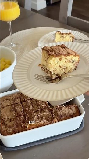 Slow, Simple Brunches Start with Coffee Cake