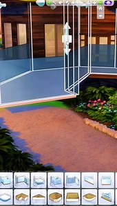 290K views · 9.1K reactions | Platform entryway - Sims 4 ASMR ✨ This is on the gallery with no cc! EA ID: daniellebuilds | daniellebuilds | Facebook
