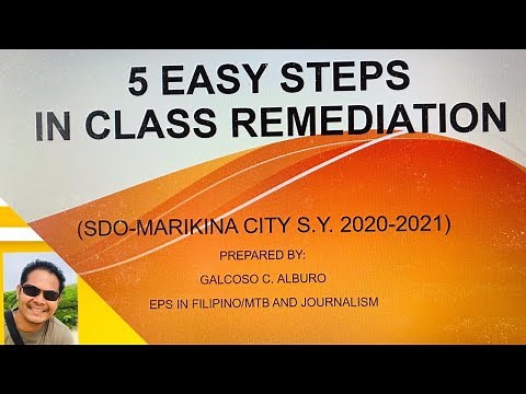 5 EASY STEPS IN CLASS REMEDIATION | GPeer’s Channel