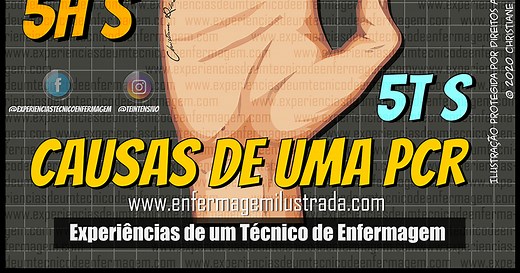 Parada Cardiorrespiratória: Os 5H´s e 5T´s das possíveis causas! - Enfermagem Ilustrada