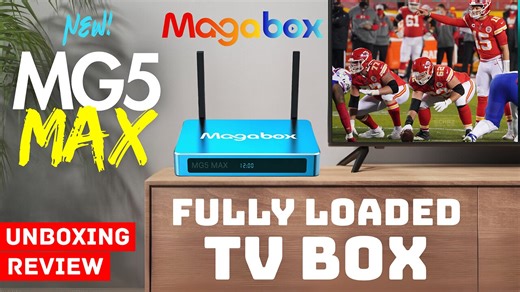 MagaBox MG5 Max Streaming TV Box 2025 - UNBOXING