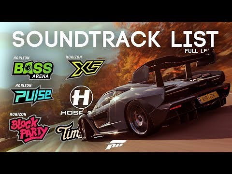 FULL SOUNDTRACK LIST l Forza Horizon 4 (ALL STATIONS - Bass Arena, Block Party and MORE!)