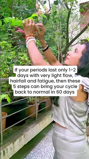 Short Periods (1–2 Days)? Fix Light Flow & Hormone Imbalance Naturally | 5 Expert Steps