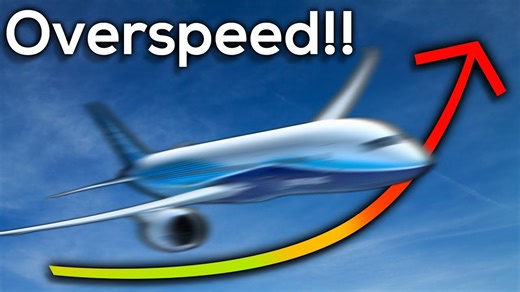 Watch what happens if an aircraft flies too fast!