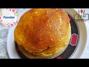 Simple and Easy Pancake Recipe ( without Butter ) || How To Make Pancakes