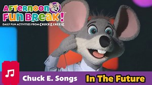 4.1K views · 78 reactions | Have you ever wondered what we might do and see in the future? Chuck E. and his pals have a few ideas of what we might see. In today's Fun Break, join them as they imagine a world where robots do our chores, and aliens make us lemonade. Enjoy this fun song, "In The Future!" | Chuck E. Cheese | Facebook