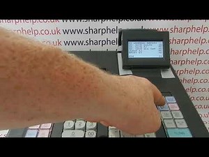 How To Remove The Electronic Journal (EJ) Sales Report Data Without Printing Sharp XE-A207 / XEA207