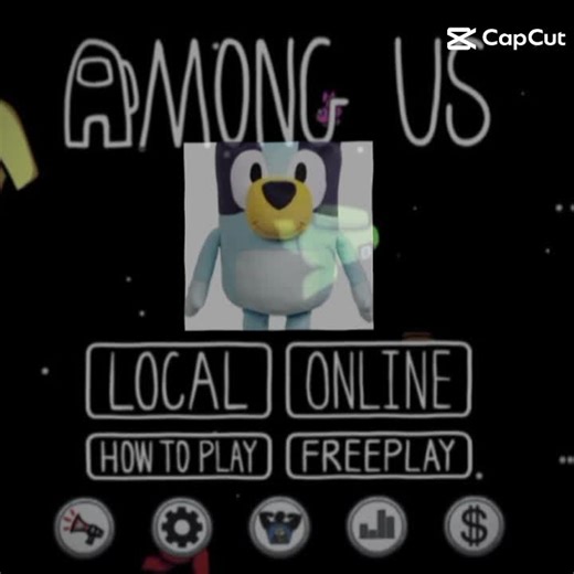 BLUEY X AMONG US